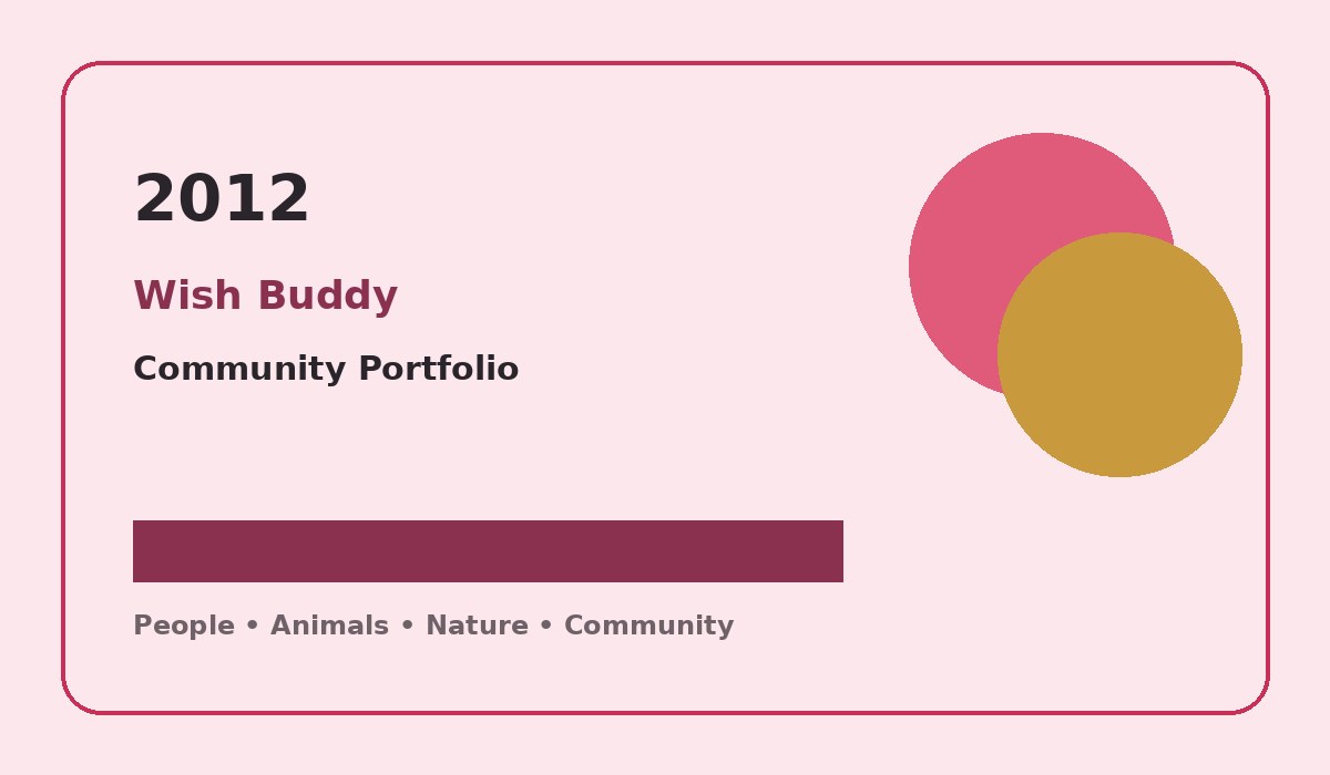 Wish Buddy portfolio archive 2012
