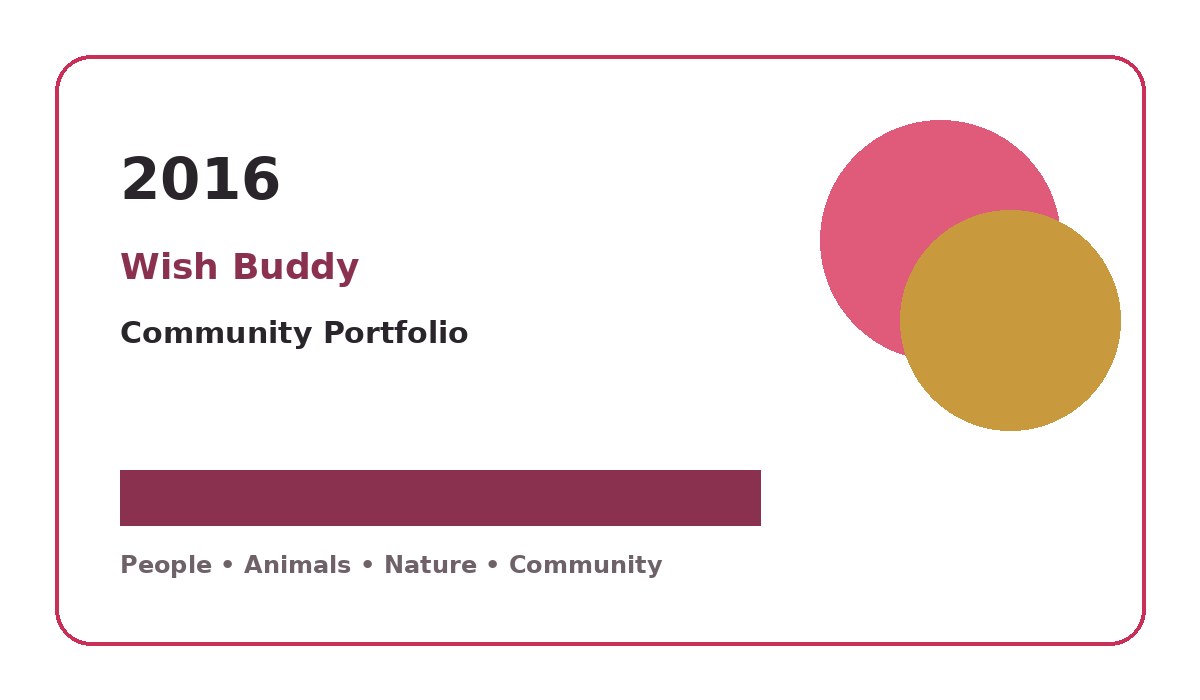 Wish Buddy portfolio archive 2016