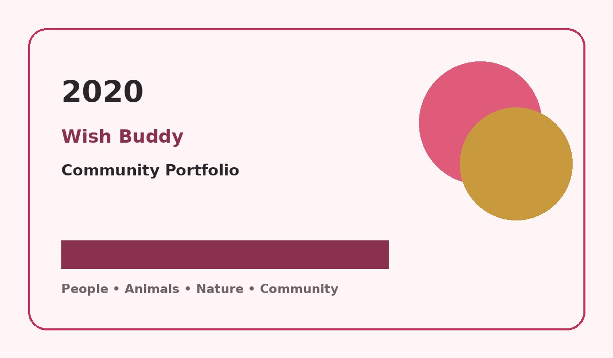 Wish Buddy portfolio archive 2020
